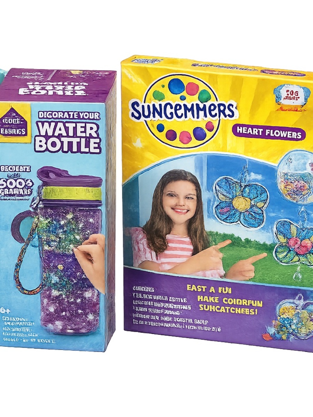 Kids Arts & Crafts Bundle 3 DIY Kits Purple Ladybug & SUNgemmers Ages 6+